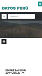 Mobile Screenshot of datosperu.org